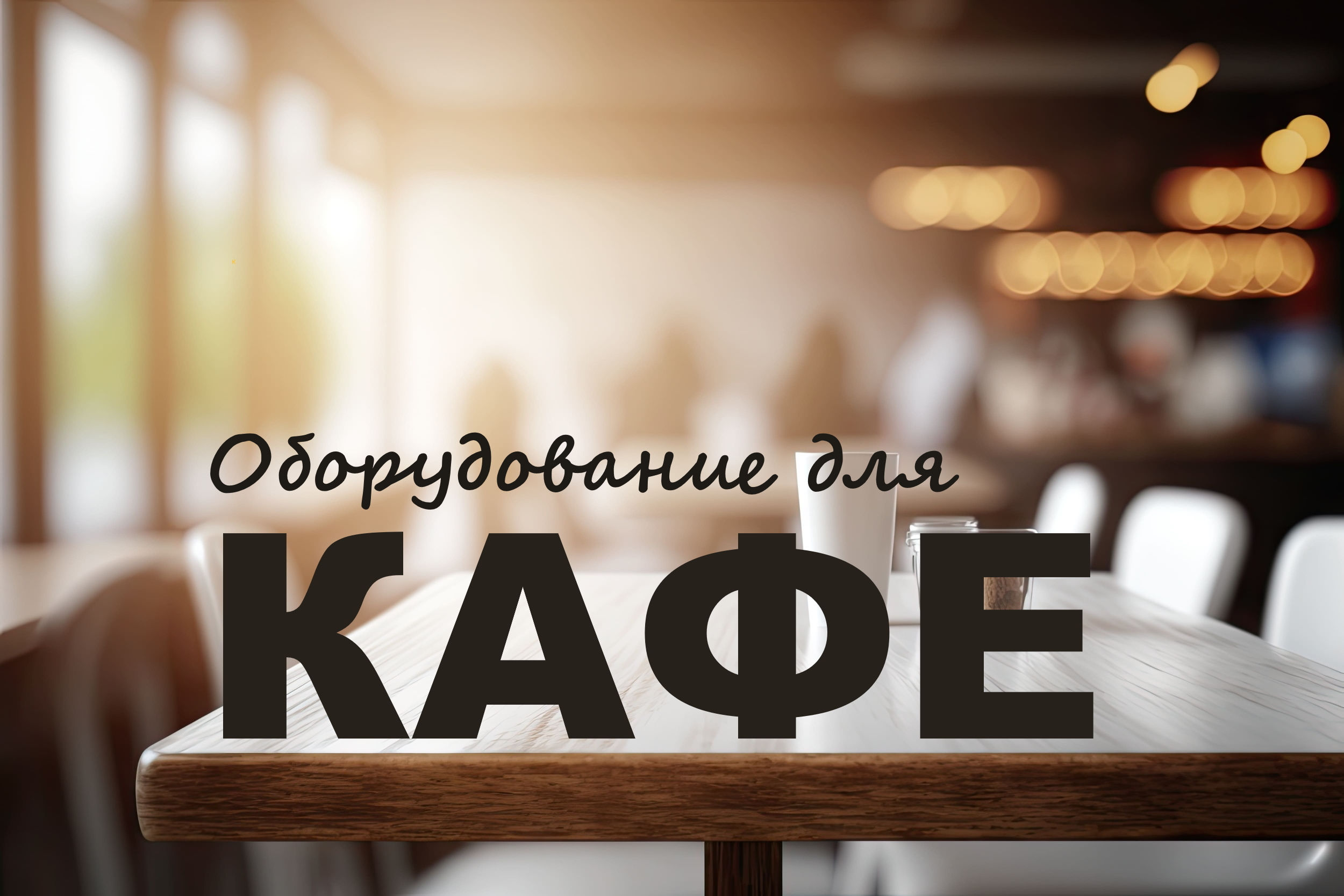 Минимальный набор оборудования для кафе